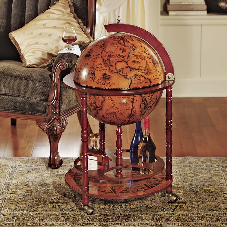 Corene Sixteenth Century Italian Replica Globe Bar